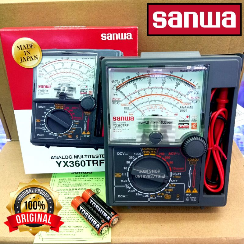 มัลติมิเตอร์ SANWA YX-360TRF แท้ 100% Multimeter made in japan มิเตอร์ ...