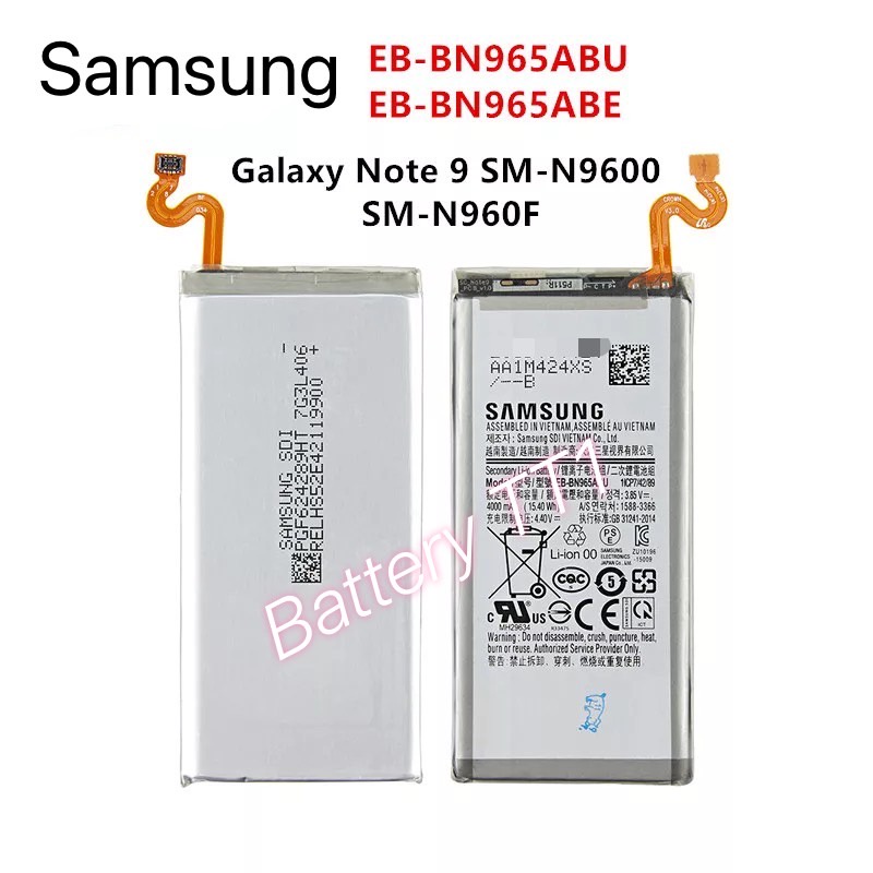 แบตเตอรี่-samsung-galaxy-note-9-eb-bn965abu-4000mah-ประกัน-3-เดือน