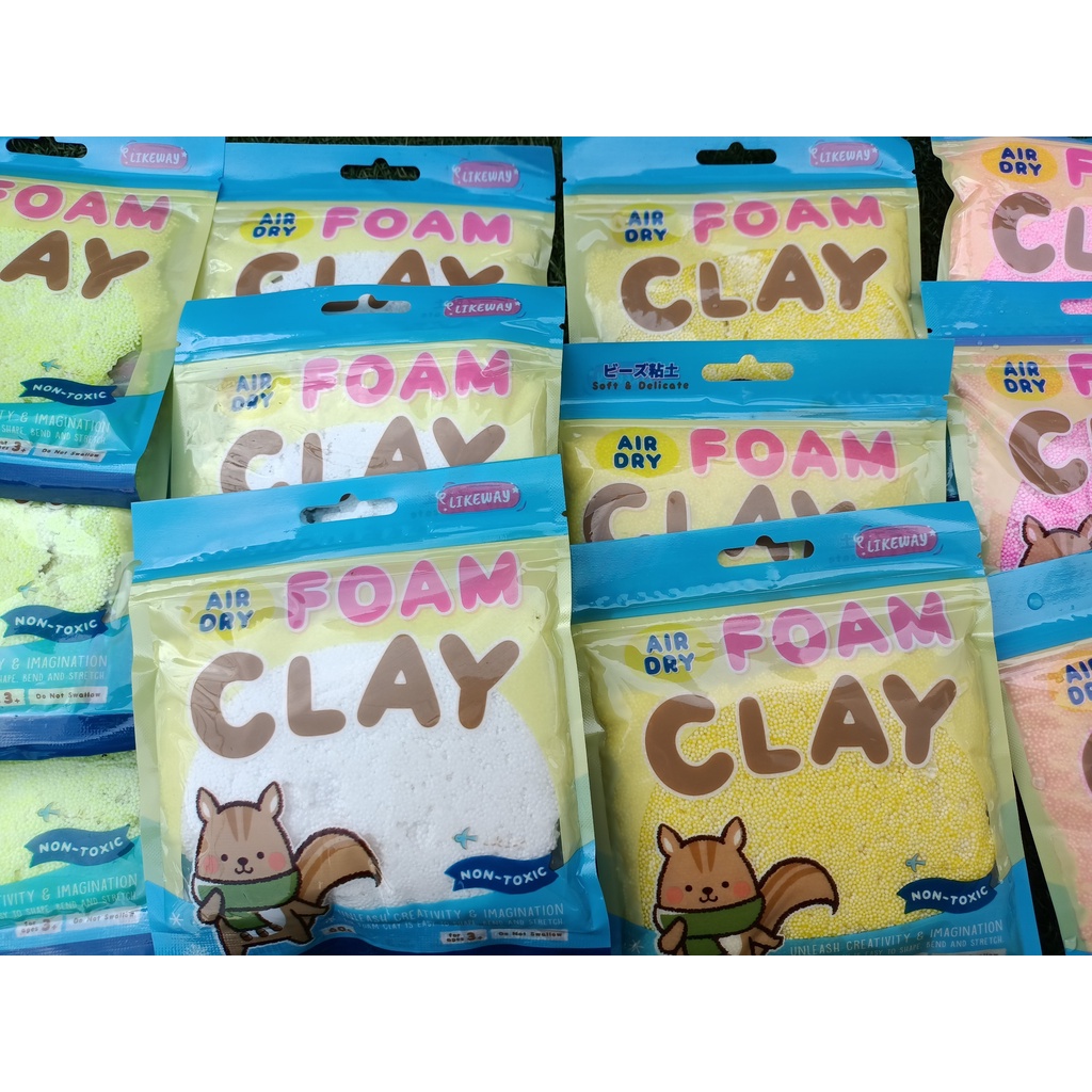 โฟมปั้น-foam-clay-air-dry-ดินโฟมปั้น-ทราย-non-toxic-60-g