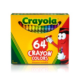 ภาพขนาดย่อของภาพหน้าปกสินค้าCrayola สีเทียนไร้สารพิษ 64แท่ง จากร้าน cyberdict_technology บน Shopee