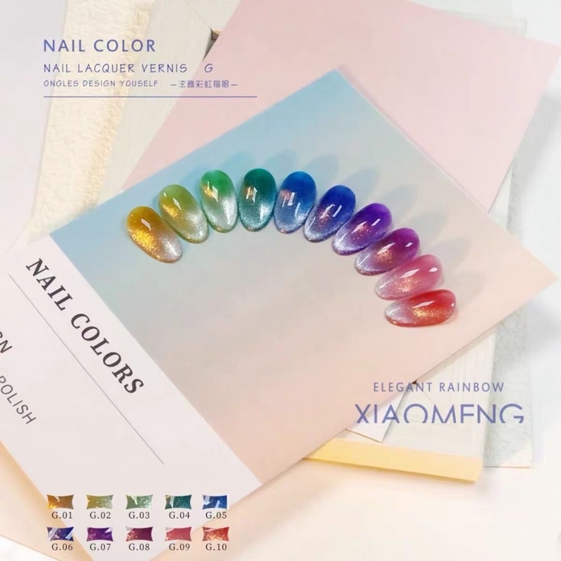 ภาพสินค้าสีลูกแก้ว rainbow เทรนล่าสุด (พร้อมส่ง) จากร้าน candynail1 บน Shopee ภาพที่ 2