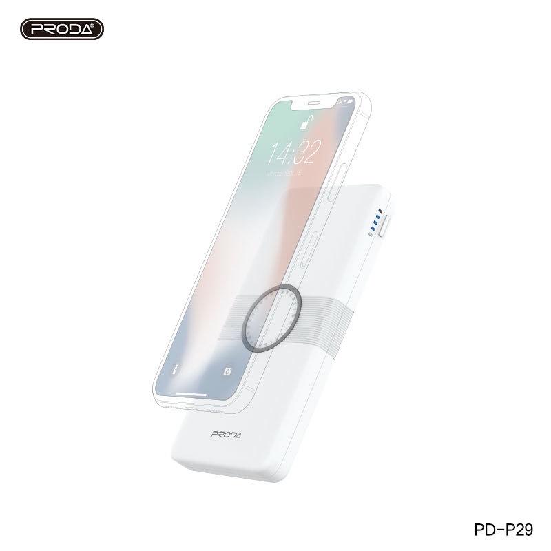 ภาพสินค้าพาวเวอร์แบงค์ PRODA รุ่น PD-P67 ความจุ 10000mAh แบตสำรอง ไฟ LED แสดงสถานะแบตเตอรี่ พกพาสะดวก จากร้าน hoover_phone บน Shopee ภาพที่ 6