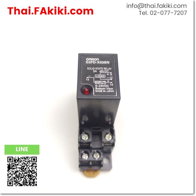 พร้อมส่ง-c-used-g3fd-x03sn-solid-state-relay-โซลิดสเตตรีเลย์-สเปค-dc5-24v-omron-66-002-186