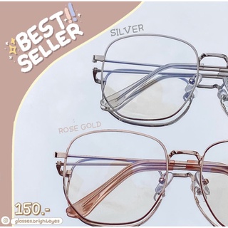 ภาพขนาดย่อของภาพหน้าปกสินค้าแว่นกรองแสง oversize กรองแสงสีฟ้า 100% จากร้าน glasses.bybrighteyes0.1 บน Shopee