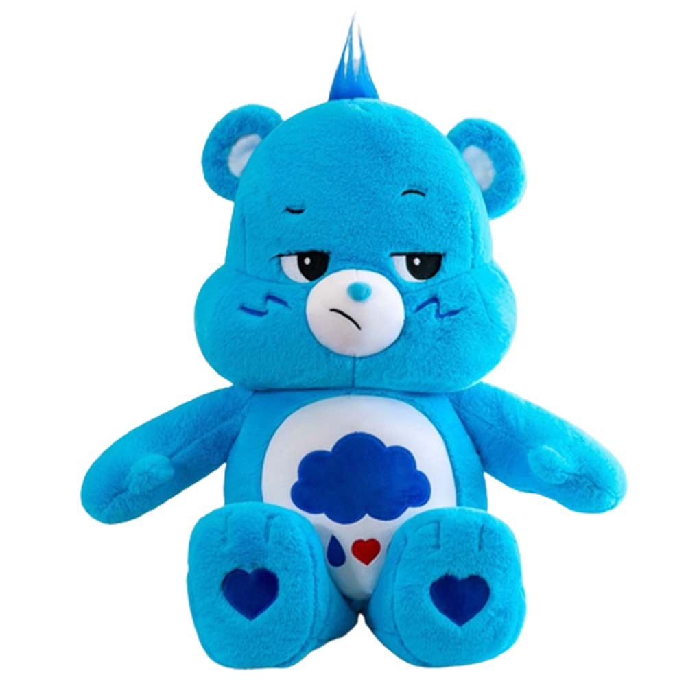 Carebear 27cm Cute Rainbow Bear Doll Angry Little Eye Child Toy ...