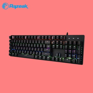 คีย์บอร์ด Razeak RK X14 ทำงาน เล่นเกม คอมพิวเตอร์ โน๊ตบุ๊ค เรซีค keyboard