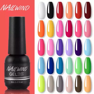 💅🏻(โพส1)Nailwind 7ml. ยาทาเล็บเจล สีทาเล็บเจล ทาเล็บเจล gel polish