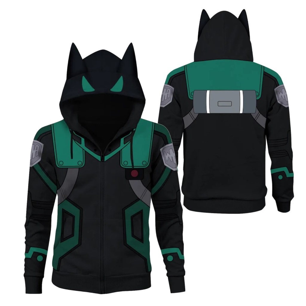 2021 Boy/girl's Hoodies Boku No/My Hero Academia Midoriya Izuku Deku Cosplay Per - Foto 11