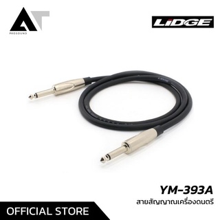 LIDGE YM-393A M+M สายสัญญาณ สายสัญญาณเครื่องดนตรี สายสัญญาณโฟนโมโน 1/4 หัว-ท้าย AT Prosound