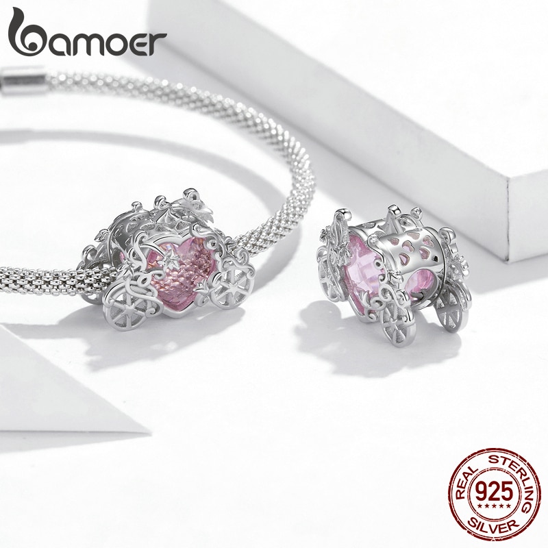 bamoer-shining-magic-carriage-925-sterling-silver-pink-heart-glass-crystal-charm-fit-jewelry-bracelet-chain-necklace-bsc412