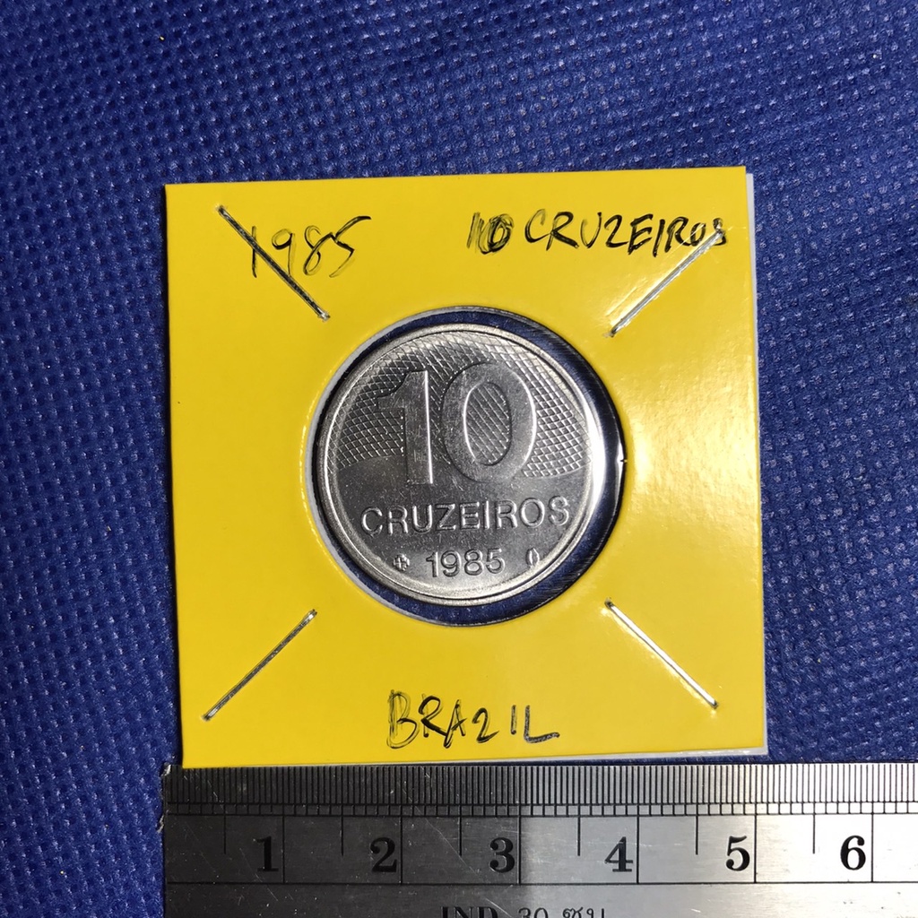 special-lot-no-60291-ปี1985-บราซิล-10-cruzeiros-เหรียญสะสม-เหรียญต่างประเทศ-เหรียญเก่า-หายาก-ราคาถูก