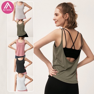 Air Active เสื้อกล้าม รูปตัว U แบบแห้งเร็ว สําหรับเล่นโยคะ กีฬา