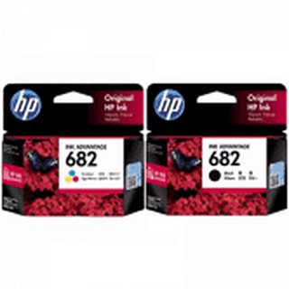 ตลับหมึกคู่  682bk+682col For HP DeskJet : Advantage 6000 series / Advantage 6400 series / Advantage 1200 Printer / Adva