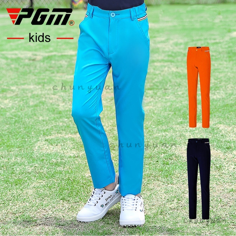 pgm-เสื้อผ้ากอล์ฟ-เด็กเสื้อผ้ากอล์ฟ-กางเกงกีฬาเด็กผู้ชาย-กางเกงลำลอง-6hoj