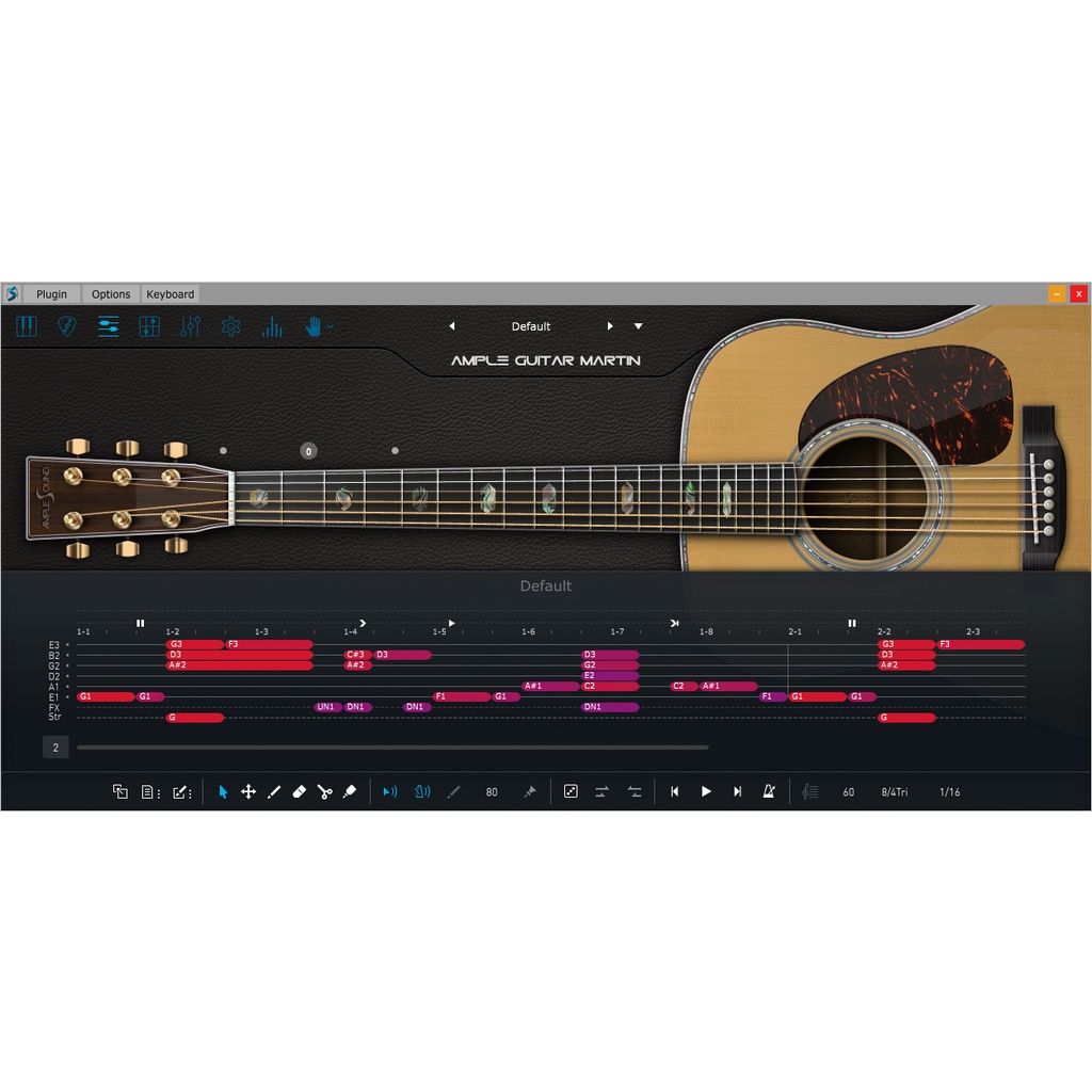 ภาพสินค้าAmple Sound  Ample Guitar M v3.5 + LIBRARY (Win/macOS) ปลั๊กอิน VST จำลองเสียง กีต้าร์โปร่ง Martin D-41 จากร้าน bighum บน Shopee ภาพที่ 2