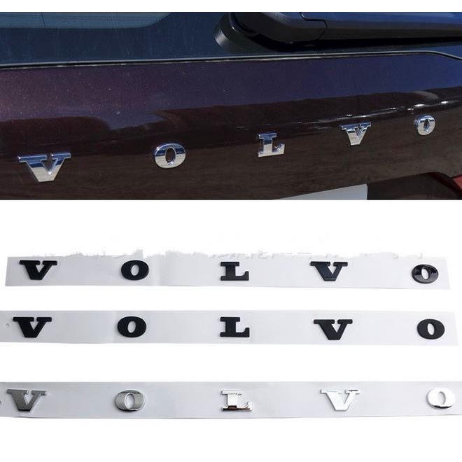 โลโก้ตัวอักษร แยก ติดด้านหลัง วอลโว่ VOLVO Stickers For Volvo Xc 60 Xc ...