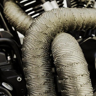 exhaust-wrap-ผ้าพันท่อ-ผ้าพันท่อไอเสีย-ผ้าพันท่อกันความร้อน-ยาว-10-เมตร-สำหรับรถยนต์-และ-มอเตอร์ไซค์