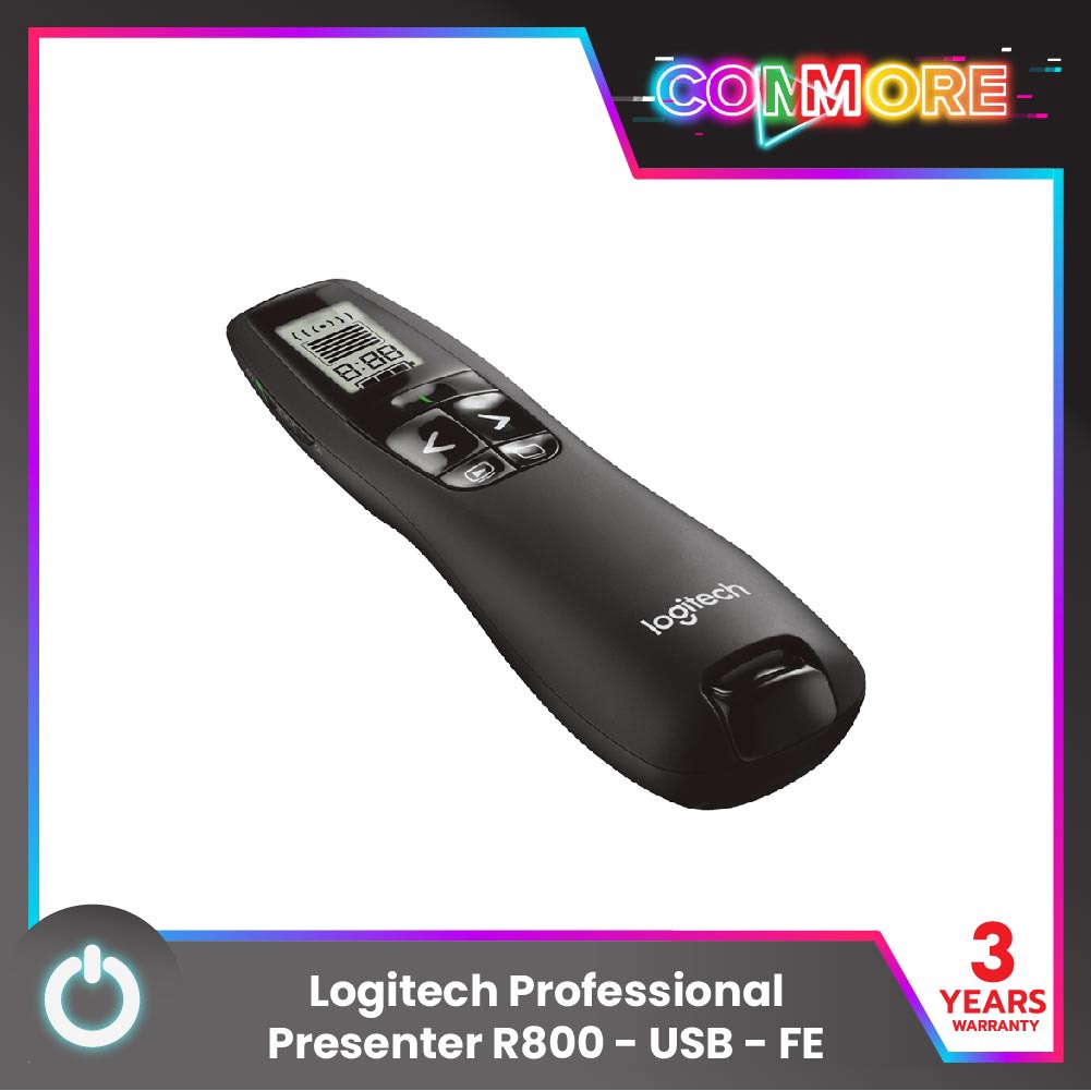 Logitech Professional Presenter R800 - USB - FE พอยเตอร์ | Shopee Thailand