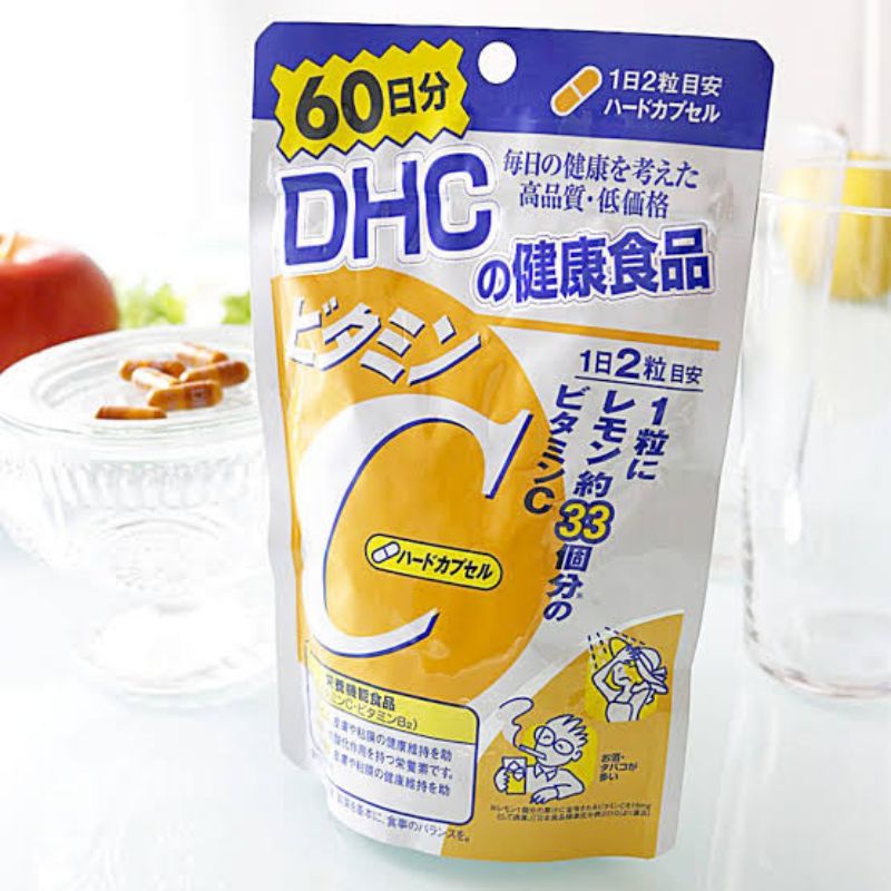 dhc-vitamin-c-60-วัน-วิตามินบำรุงผิวจากญี่ปุ่น-ให้ผิวกระจ่างใส