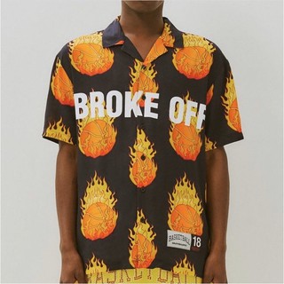 BROKE OFF Printed Camp Shirt