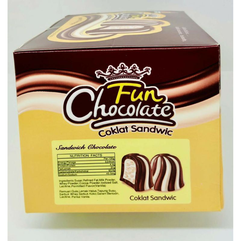 fun-chocolate-ช็อคโกแลตแซนวิช-400กรัม