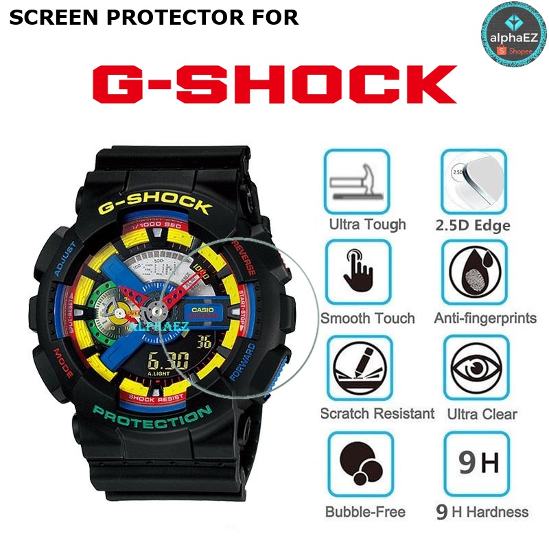 casio-g-shock-ga-110dr-1a-dee-and-ricky-series-9h-กระจกกันรอยหน้าจอนาฬิกา-ga-110