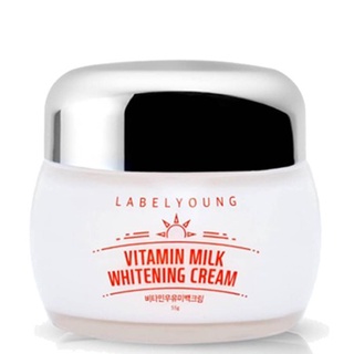 Labelyoung Vitamin Milk Whitening Cream 55g ครีมวิตามินนม ครีมน้ำนม ครีมหน้าสด