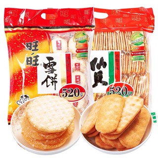 โดโซะขนมโดโซะ旺旺雪饼旺旺仙贝wangwangขนมข้าวพอง หิมะคุกกี้ บีสกิต