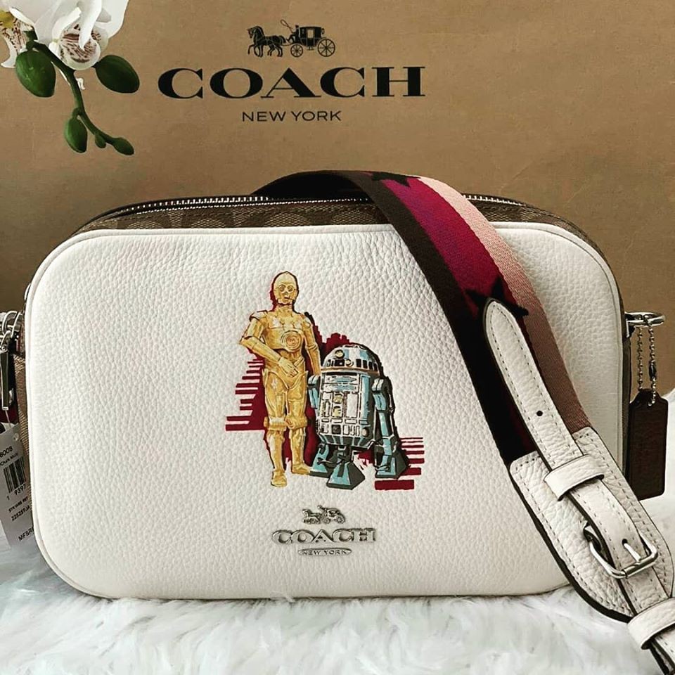 COACH STAR WARS X COACH JES CROSSBODY IN SIGNATURE CANVAS WITH C-3PO ...