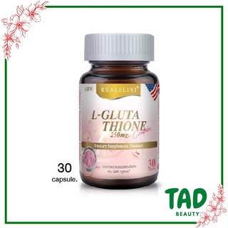 ภาพหน้าปกสินค้าReal Elixir L-Glutathione Complex 250 mg (30 แคปซูล) เรียล อิลิกเซอร์ แอล-กลูตาไธโอน คอมเพล็กซ์ (1 กระปุก) ที่เกี่ยวข้อง