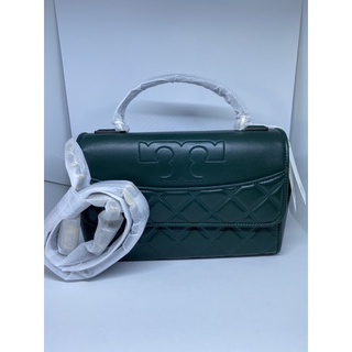 New‼️ Tory savannah top handle bag เขียว