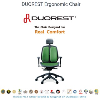 DUOREST Alpha-80H เก้าอี้เพื่อสุขภาพ เก้าอี้สำนักงาน Ergonomic Duoback สินค้าเกาหลี