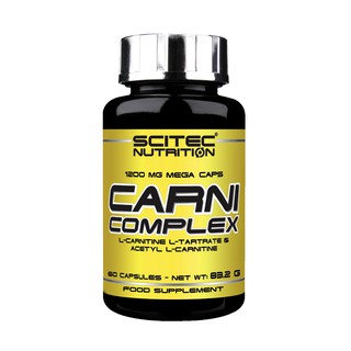 ภาพหน้าปกสินค้าSCITEC NUTRITION L-Carnitine ( Carni-Complex 60 caps.) Carnitine 810 mg ซึ่งคุณอาจชอบราคาและรีวิวของสินค้านี้