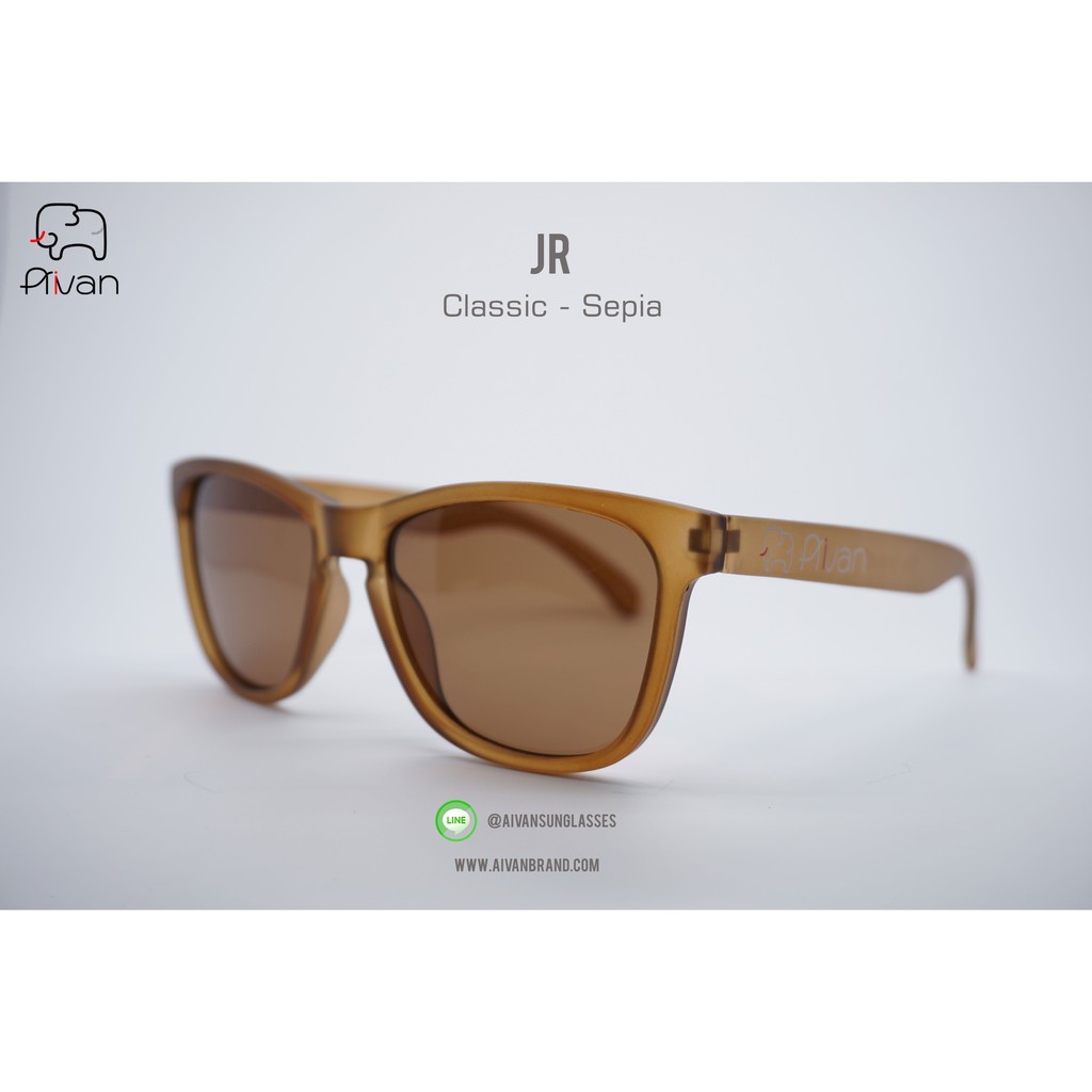 aivansunglasses-พร้อมส่ง-กันแดด-model-jr-classic-sepia