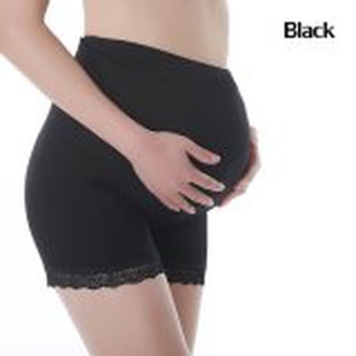 กางเกงในคนท้อง ปรับสายได้ ใส่ได้ตั้งแต่ตั้งครรภ์ จนถึงคลอด รุ่นเนื้อผ้าผสมเยื่อไผ่ เบาสบาย ไม่อัพชื้น - สีดำ