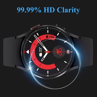 กระจกนิรภัย กันรอยขีดข่วน กันน้ํา สําหรับ Samsung Galaxy Watch 5 pro 45 มม. Galaxy watch4 Watch5 5 4 44 มม. 40 มม.