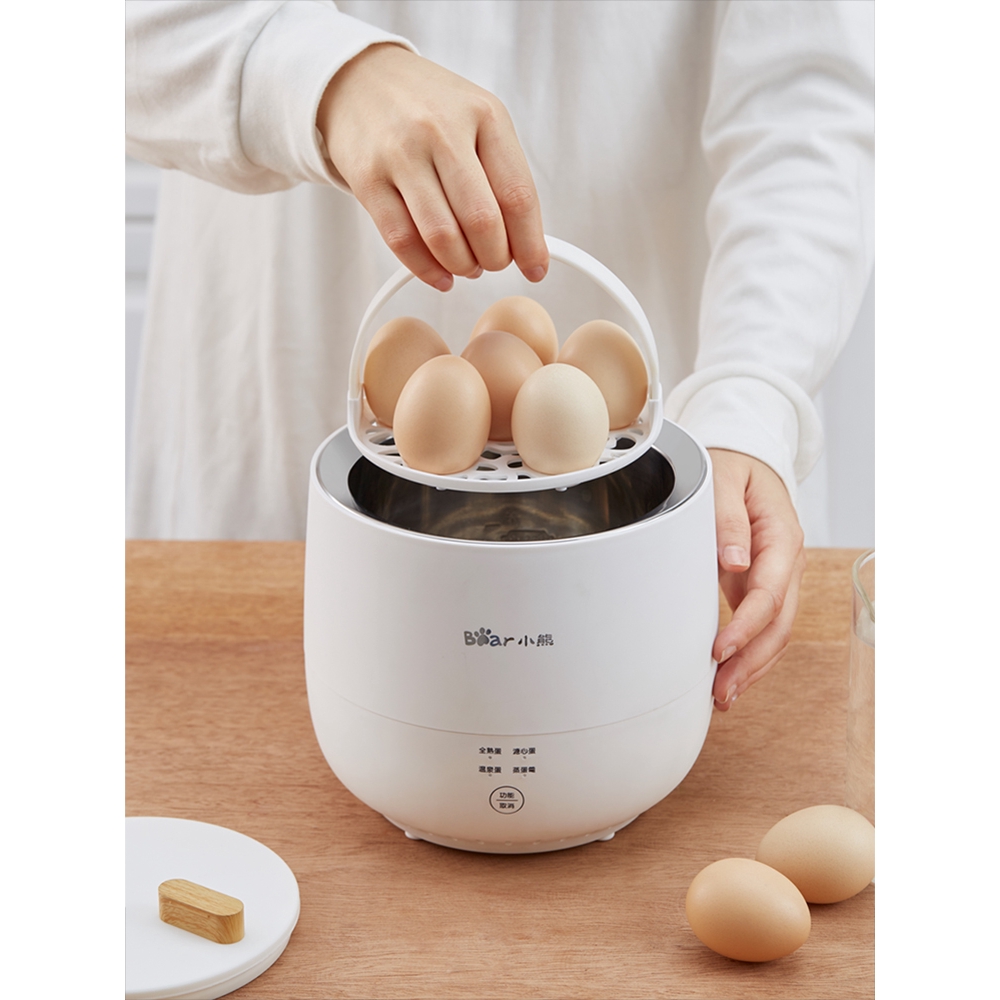 ราคาและรีวิวเครื่องต้มไข่ไฟฟ้า Bear hot spring egg boiler multifunctional steamed egg custard artifact automatic power-off