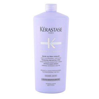 Kerastase Blond Absolu Bain Ultra-Violet Anti-Brass Purple Shampoo (Lightened Cool Blonde or Grey Hair) 1000 ml