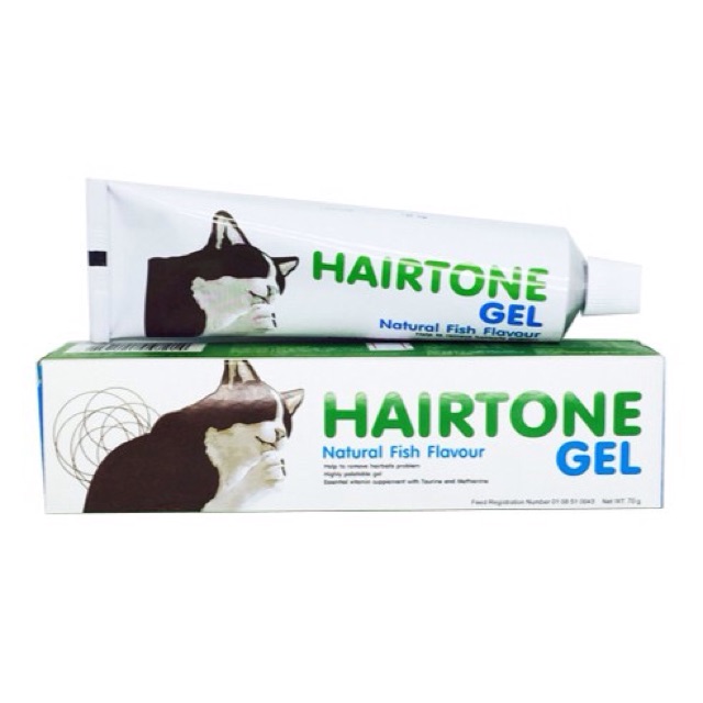 ภาพหน้าปกสินค้าช่วยขับก้อนขนแมว Hairtone gel ใช้ได้กับแมวทุกสายพันธุ์ (70 กรัม) exp.4/2024