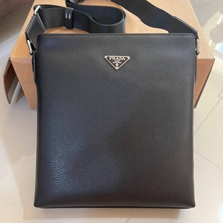 New PRADA Leather  MAN BAG  🔥Rare item งานสวยมาก🧧🧧
