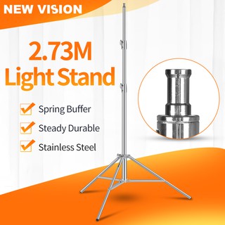 Stainless Steel 2.7M Heavy Duty Light Stand Tripod with for Photo Studio Softbox Video Flash Umbrellas Lighting