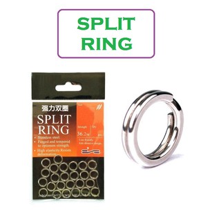 ภาพหน้าปกสินค้า[[ PongFishing ]] สปลิทริง (SPLIT RING) สแตนเลสอย่างดี แข็งแรง ไม่เป็นสนิม สำหรับงานจิ๊ก และงานเหยื่อปลอม ซึ่งคุณอาจชอบราคาและรีวิวของสินค้านี้