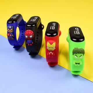ภาพหน้าปกสินค้าDisney Spiderman Hulk นาฬิกาข้อมืออิเล็กทรอนิกส์ มีไฟ LED กันน้ํา เหมาะกับของขวัญวันเกิด สําหรับเด็ก ที่เกี่ยวข้อง
