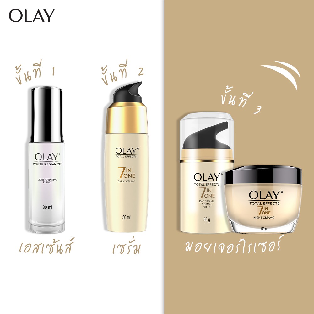 ภาพสินค้าOlay Total Effects 7 in 1 Day + Night Cream เซรั่มและครีมลดเลือนริ้วรอย จากร้าน olay_official_shop บน Shopee ภาพที่ 4