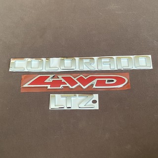 โลโก้ตัวอักษร ตัวนูน3D COLORADO, 4WD, LTZ