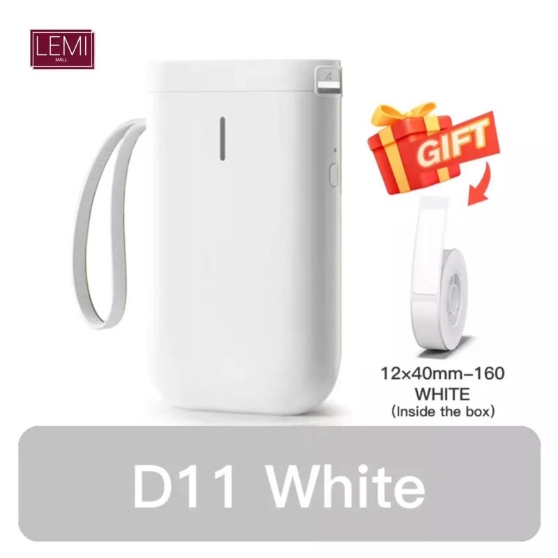 NIMBOT D11 เครื่องติดฉลาก Bluetooth ติดฉลากเครื่องพิมพ์ขนาดเล็กแบบพกพา ...