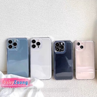 Silicone TPU Space clear case เคสใสคลุมเลนส์ เคสใสงานดี เคสใส เคสสำหรับรุ่น 78SE20- 15 15pro 15plus 15promax