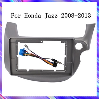 EZframe 10.1 นิ้วอุปกรณ์กรอบเฟรมแผงวิทยุ Fascia สําหรับfor Honda Fit Jazz 2008-2013