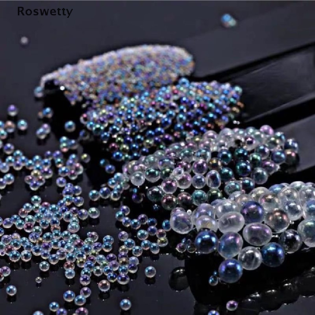 roswetty-mini-bubble-ball-beads-10-g-pack-tiny-glass-uv-filling-resin-assorted-diy-nail-ph
