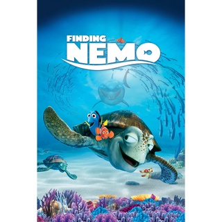 โปสเตอร์หนัง Finding Nemo นีโมปลาเล็ก หัวใจโต๊โต  Movie Poster ภาพติดผนัง โปสเตอร์ติดผนัง ตกแต่งบ้าน รูปติดห้อง ของสะสม
